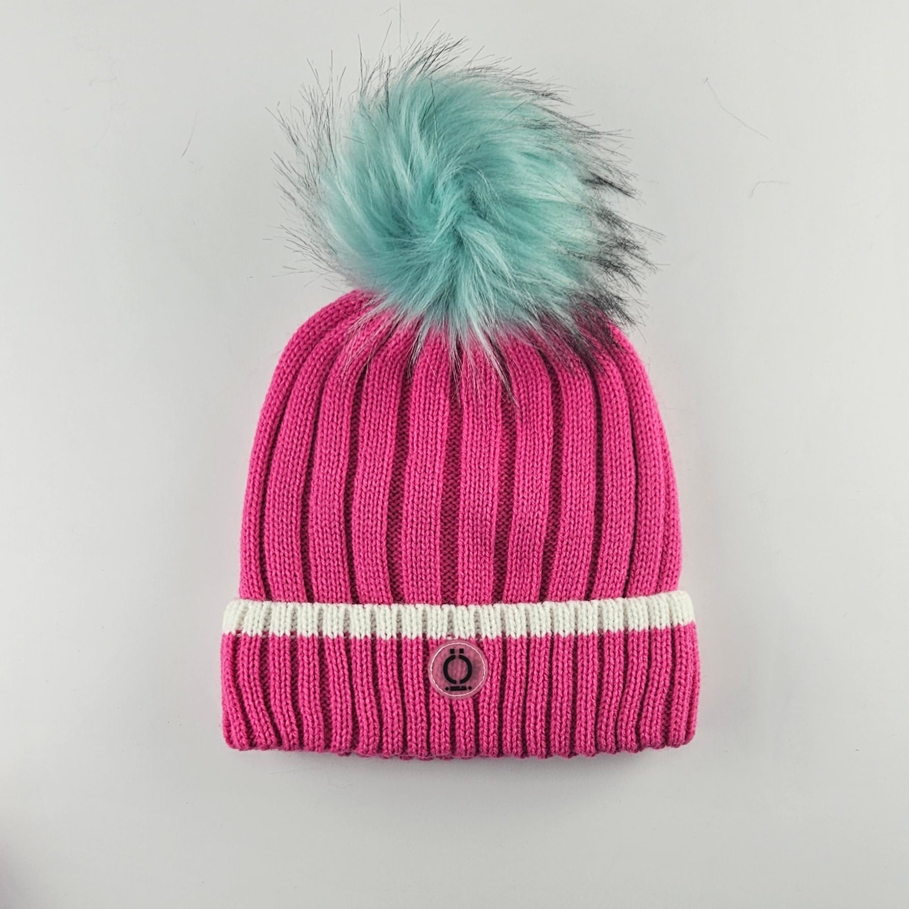 Fushia Stripe Tuque