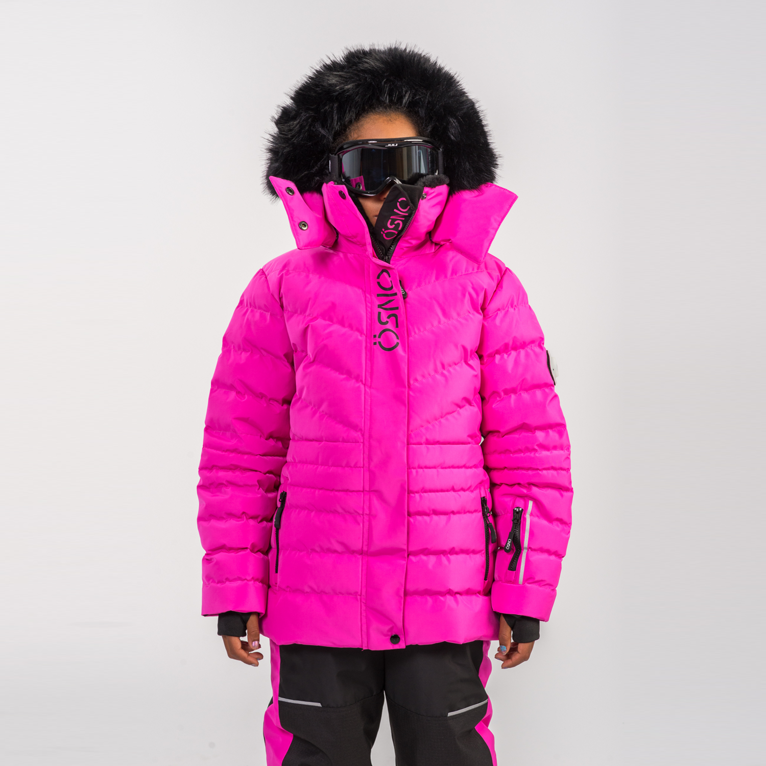 Ppsnabha Womens Ski Jackets Pink Ppsnabha Pink Puffer Jacket
