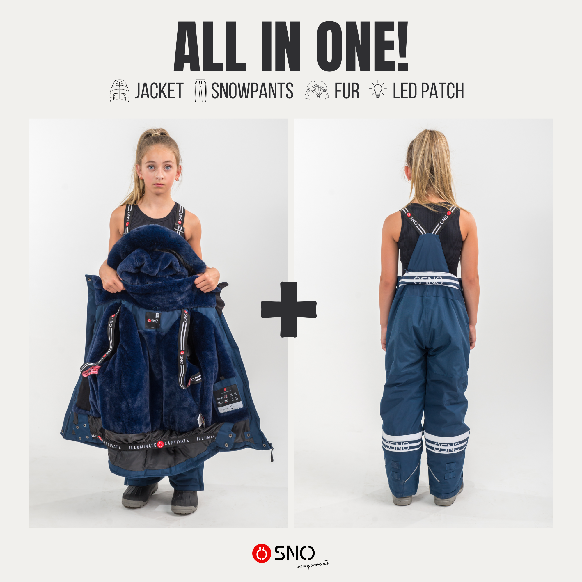 Karina's Luxury Snowsuit - Jacket & Snowpants