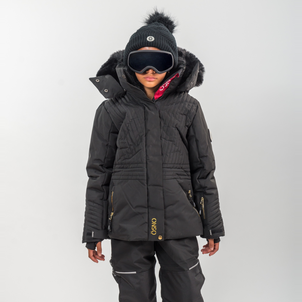 Girl wearing Vicky's Luxury Snowsuit - Jacket & Snowpants